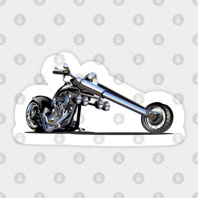 Cartoon Chopper Sticker by Mechanik